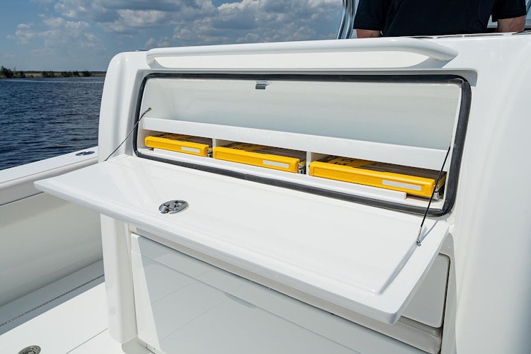 tackle storage inside drawer